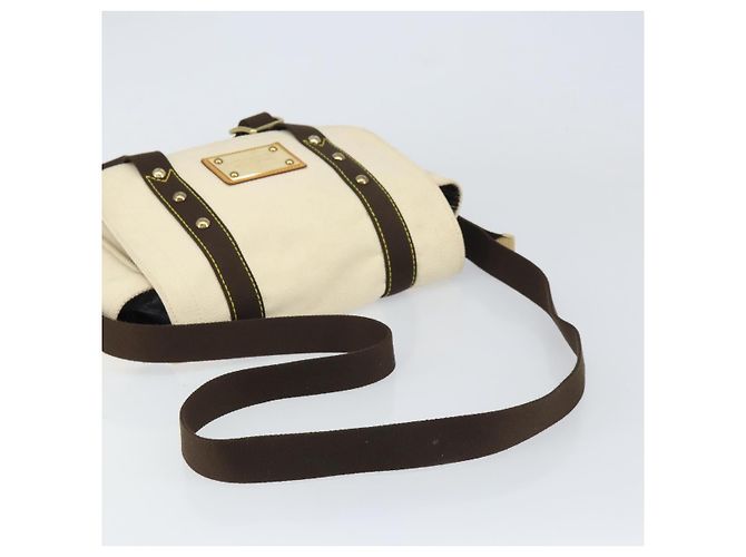 LOUIS VUITTON Antigua Buzzus PM Borsa a Spalla Beige Marrone M40042 LV Auth bs32016 - Ansicht 7