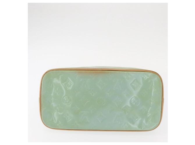 LOUIS VUITTON Handtasche Monogram Vernis Houston Baby Blau M91005 LV Auth 157739 Hellblau - Ansicht 5