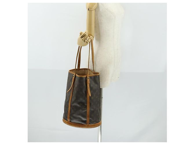 LOUIS VUITTON Borsa a Spalla Monogram Bucket GM M42236 LV Auth ka1121 Monogramma - vista 21
