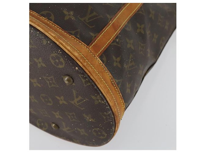 LOUIS VUITTON Borsa a Spalla Monogram Bucket GM M42236 LV Auth ka1121 Monogramma - vista 9
