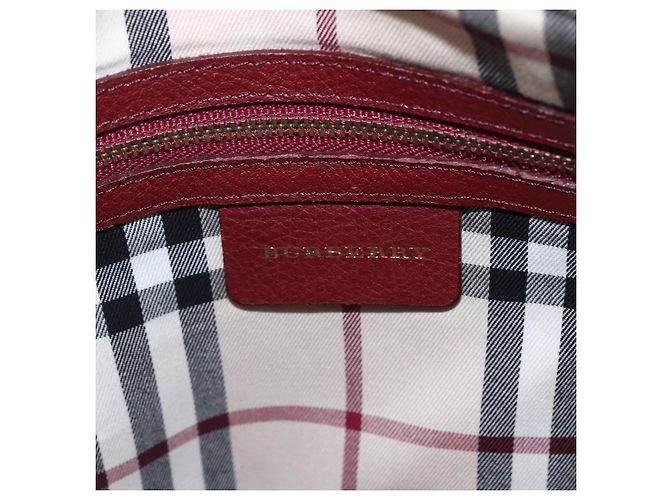 Borsa a Spalla in Pelle Rossa e Oro Auth bs31856 di BURBERRY Rosso D'oro - vista 18