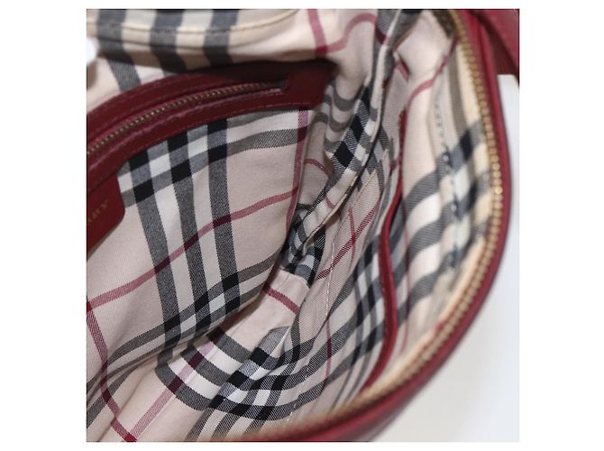Borsa a Spalla in Pelle Rossa e Oro Auth bs31856 di BURBERRY Rosso D'oro - vista 20