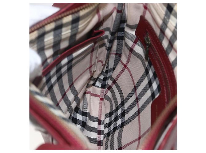 Borsa a Spalla in Pelle Rossa e Oro Auth bs31856 di BURBERRY Rosso D'oro - vista 21