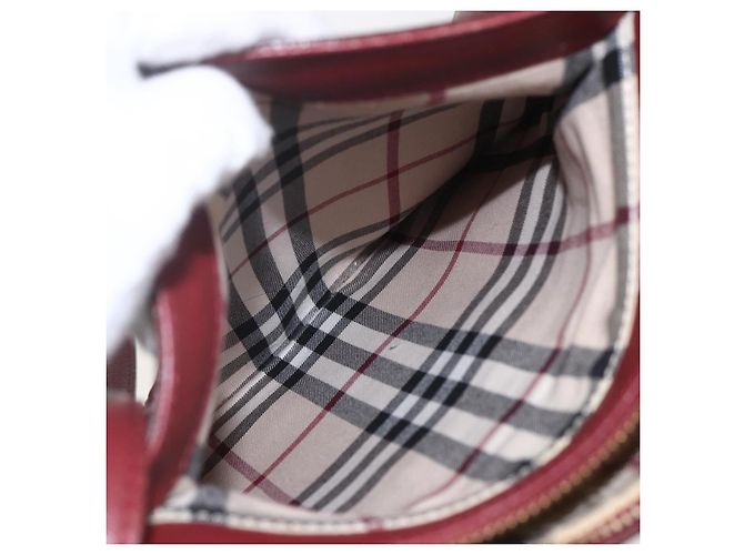 Borsa a Spalla in Pelle Rossa e Oro Auth bs31856 di BURBERRY Rosso D'oro - vista 25