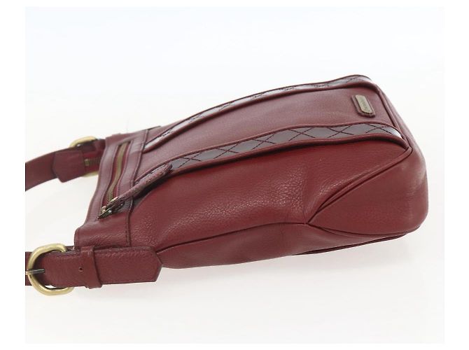 Borsa a Spalla in Pelle Rossa e Oro Auth bs31856 di BURBERRY Rosso D'oro - vista 3
