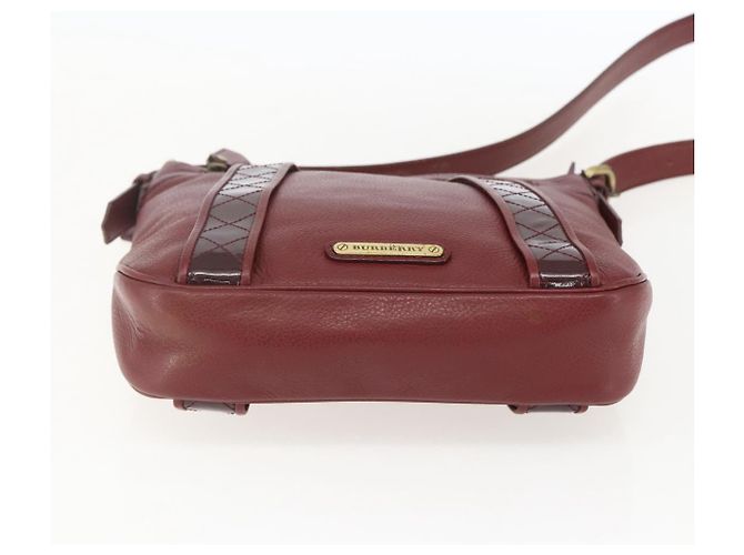 Borsa a Spalla in Pelle Rossa e Oro Auth bs31856 di BURBERRY Rosso D'oro - vista 5