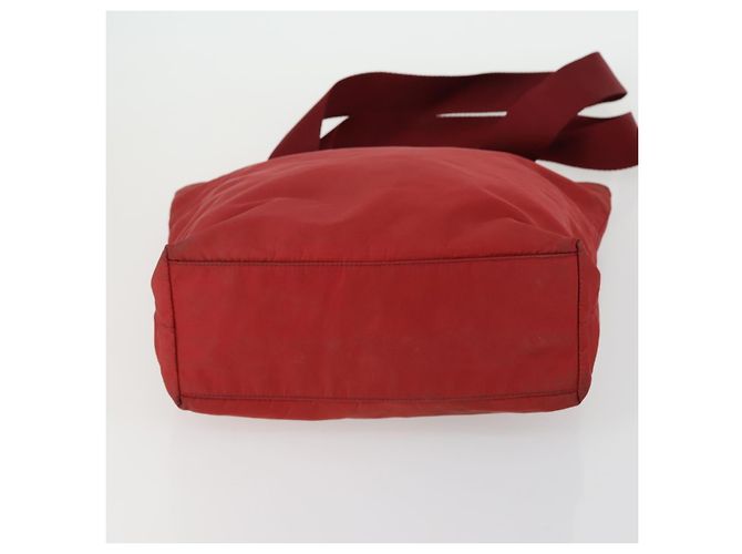PRADA Borsa a Mano Nylon 5 Set Rosa Crema Khaki Auth ti3562 Crudo Cachi - vista 10