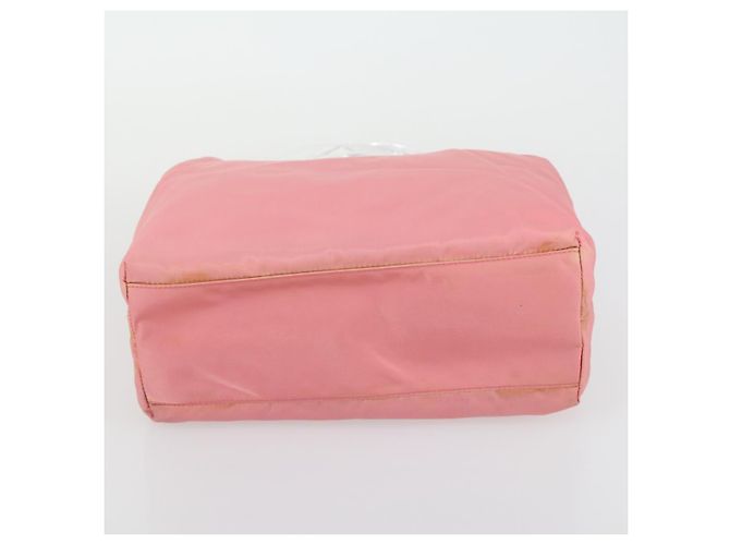 PRADA Borsa a Mano Nylon 5 Set Rosa Crema Khaki Auth ti3562 Crudo Cachi - vista 25