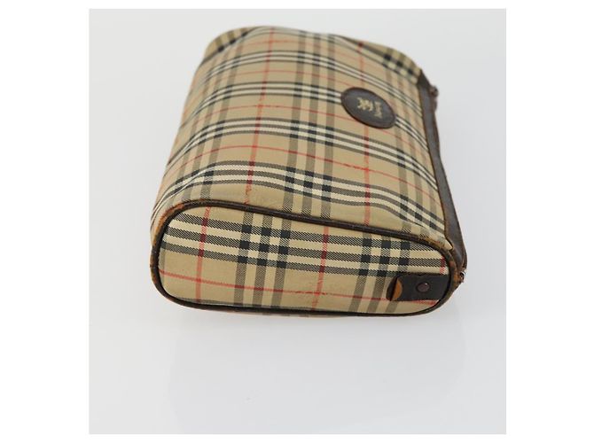 Autre Marque Borsa a mano in tela Burberrys Nova Check 3 pezzi Beige Auth ki6243 - vista 11