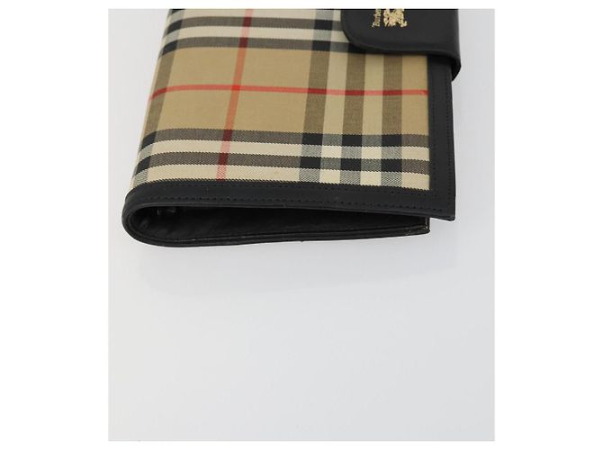 Autre Marque Borsa a mano in tela Burberrys Nova Check 3 pezzi Beige Auth ki6243 - vista 17