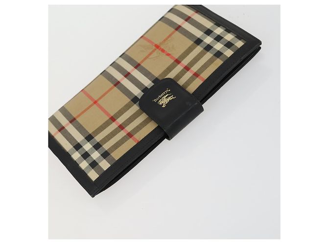 Autre Marque Borsa a mano in tela Burberrys Nova Check 3 pezzi Beige Auth ki6243 - vista 18