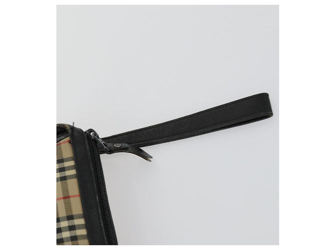 Autre Marque Borsa a mano in tela Burberrys Nova Check 3 pezzi Beige Auth ki6243 - vista 6