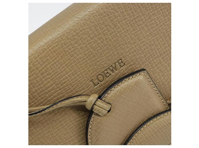 Bolso de mano de cuero beige LOEWE Barcelona Auth bs31817 - vista 19