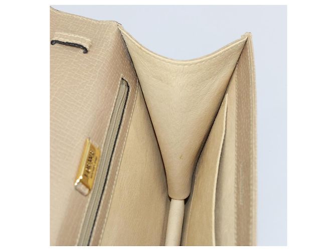 Bolso de mano de cuero beige LOEWE Barcelona Auth bs31817 - vista 22