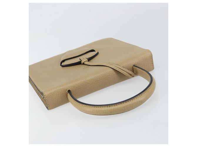 Bolso de mano de cuero beige LOEWE Barcelona Auth bs31817 - vista 6