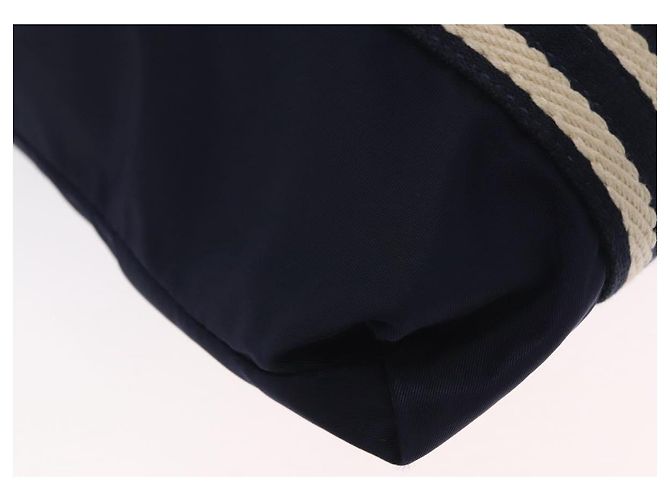 Borsa a Spalla GUCCI in Nylon Blu Navy Argento 189662 Auth ka1054 - vista 12
