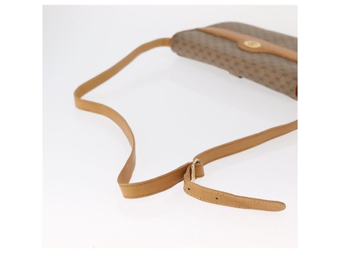 Gucci Borsa a Spalla Micro GG Supreme PVC Beige Oro 104 004 0024 Auth BA9178 D'oro - vista 8