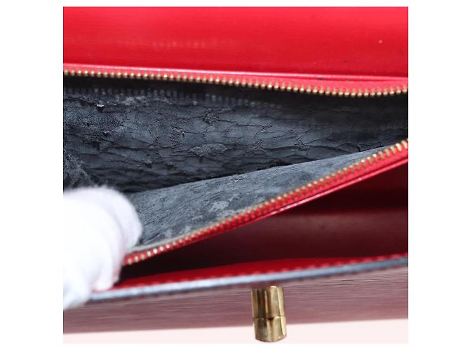 LOUIS VUITTON Borsa a Mano Epi Malesherbes Rossa M52377 LV Auth 158649 Rosso - vista 11