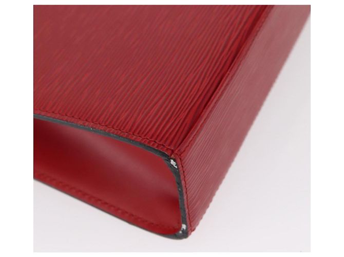 LOUIS VUITTON Borsa a Mano Epi Malesherbes Rossa M52377 LV Auth 158649 Rosso - vista 15