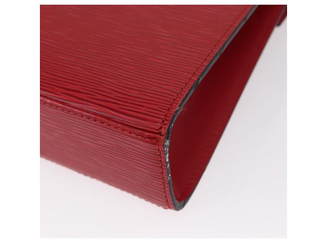 LOUIS VUITTON Borsa a Mano Epi Malesherbes Rossa M52377 LV Auth 158649 Rosso - vista 16