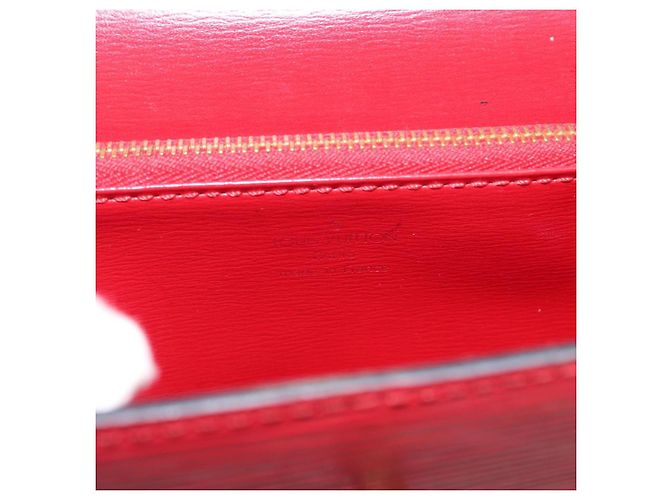 LOUIS VUITTON Borsa a Mano Epi Malesherbes Rossa M52377 LV Auth 158649 Rosso - vista 18