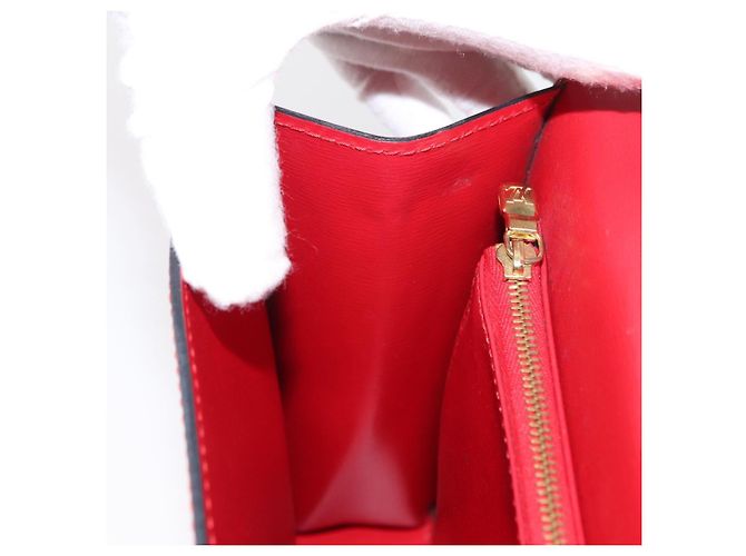 LOUIS VUITTON Borsa a Mano Epi Malesherbes Rossa M52377 LV Auth 158649 Rosso - vista 20