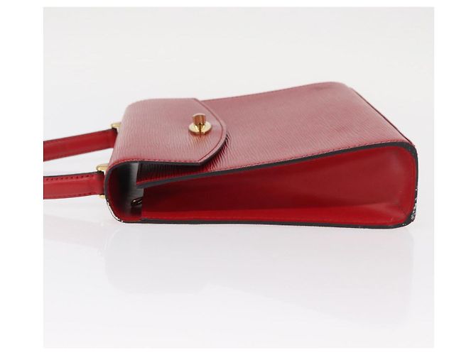 LOUIS VUITTON Borsa a Mano Epi Malesherbes Rossa M52377 LV Auth 158649 Rosso - vista 4