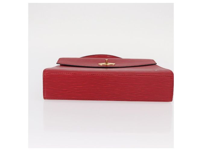 LOUIS VUITTON Borsa a Mano Epi Malesherbes Rossa M52377 LV Auth 158649 Rosso - vista 5