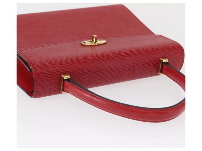 LOUIS VUITTON Borsa a Mano Epi Malesherbes Rossa M52377 LV Auth 158649 Rosso - vista 6