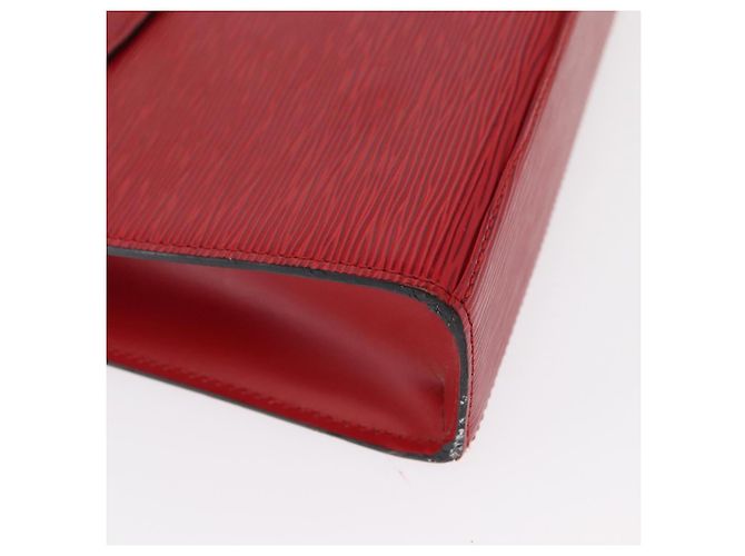 LOUIS VUITTON Borsa a Mano Epi Malesherbes Rossa M52377 LV Auth 158649 Rosso - vista 9
