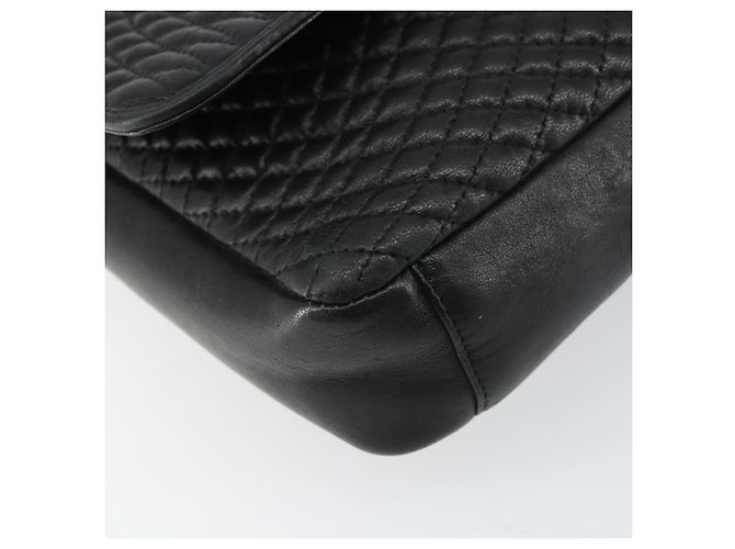 BALLY Borsa a Spalla in Pelle Nera e Oro Auth BA9032 Nero D'oro - vista 14