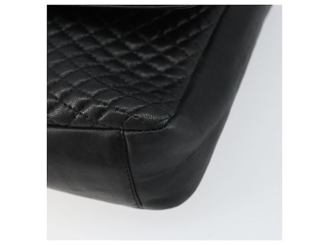 BALLY Borsa a Spalla in Pelle Nera e Oro Auth BA9032 Nero D'oro - vista 9