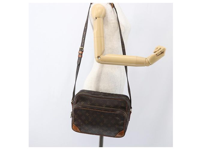 LOUIS VUITTON Borsa a Spalla Monogram Nile M45244 LV Auth BA9049 Monogramma - vista 24