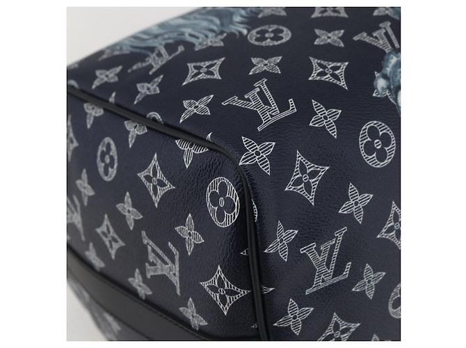 LOUIS VUITTON Monogram Savanna Keepall Bandouliere 45 Borsa M54129 Auth 159443SM Monogramma - vista 15