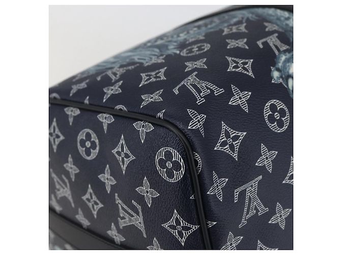 LOUIS VUITTON Monogram Savanna Keepall Bandouliere 45 Borsa M54129 Auth 159443SM Monogramma - vista 17