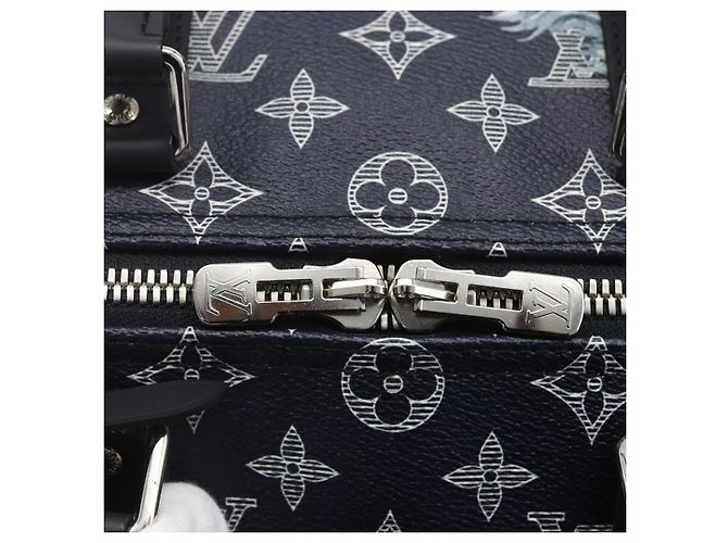 LOUIS VUITTON Monogram Savanna Keepall Bandouliere 45 Borsa M54129 Auth 159443SM Monogramma - vista 19