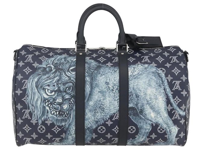 LOUIS VUITTON Monogram Savanna Keepall Bandouliere 45 Borsa M54129 Auth 159443SM Monogramma - vista 2