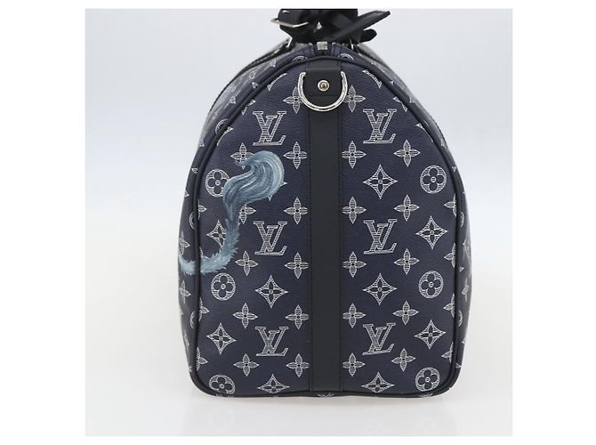 LOUIS VUITTON Monogram Savanna Keepall Bandouliere 45 Borsa M54129 Auth 159443SM Monogramma - vista 3