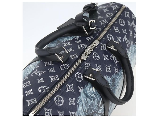 LOUIS VUITTON Monogram Savanna Keepall Bandouliere 45 Borsa M54129 Auth 159443SM Monogramma - vista 6