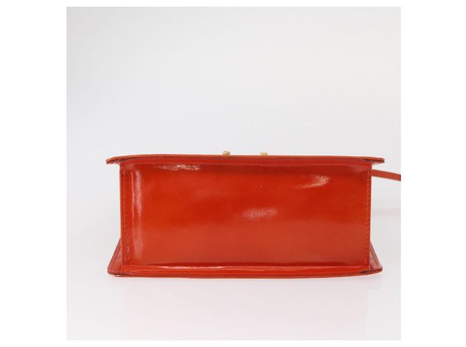 LOUIS VUITTON Borsa a Mano Spring Street Monogram Vernis Arancione M91025 Auth 158151 - vista 5
