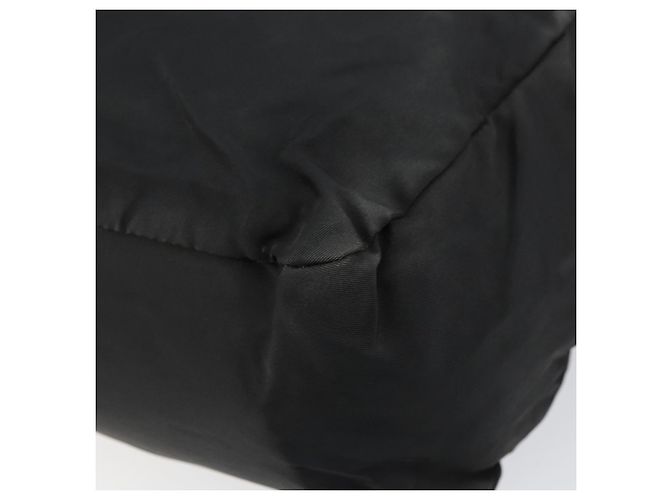 PRADA Borsa a mano in nylon nero argento Auth 158483 - vista 15