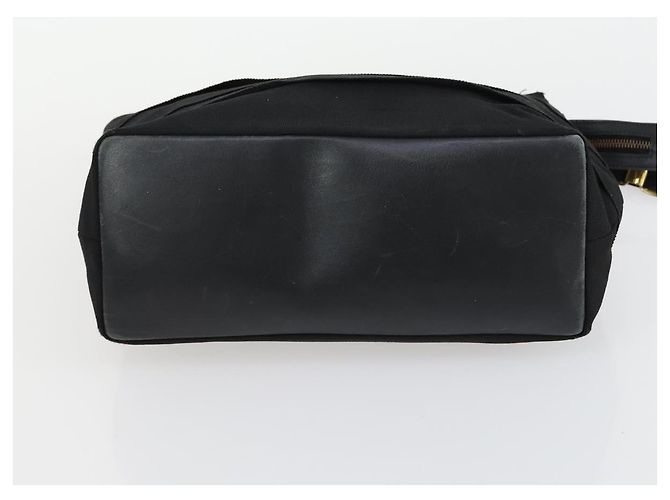 Borsa a mano in pelle Salvatore Ferragamo Gancini Vala 3 pezzi Nero Auth 157075 - vista 22