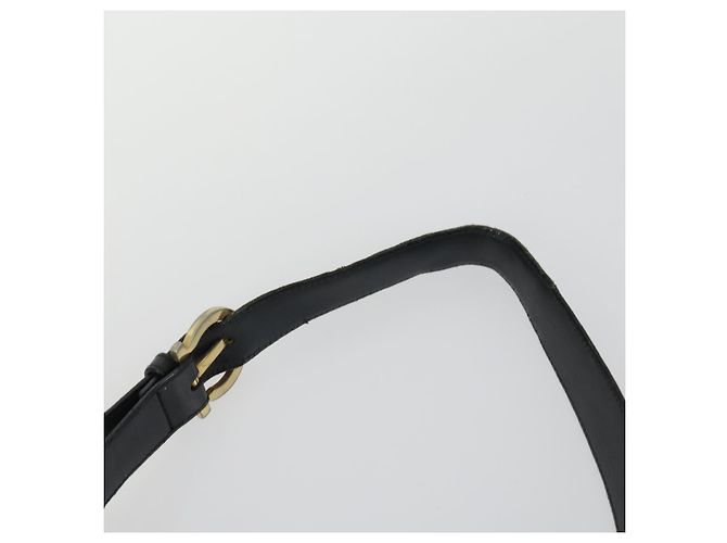 Borsa a mano in pelle Salvatore Ferragamo Gancini Vala 3 pezzi Nero Auth 157075 - vista 6