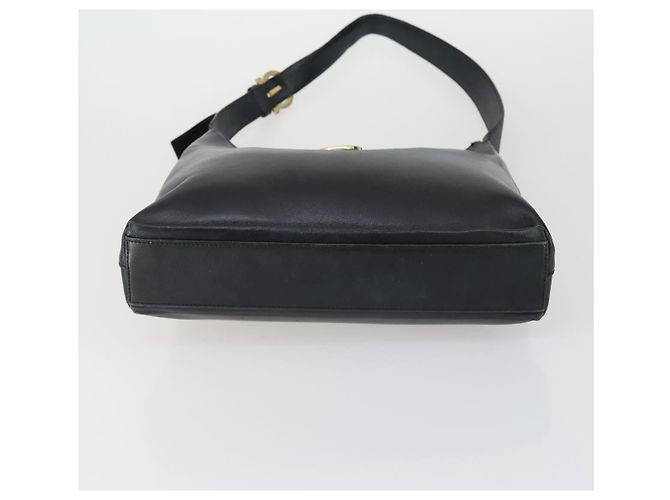 Borsa a mano in pelle Salvatore Ferragamo Gancini Vala 3 pezzi Nero Auth 157075 - vista 7