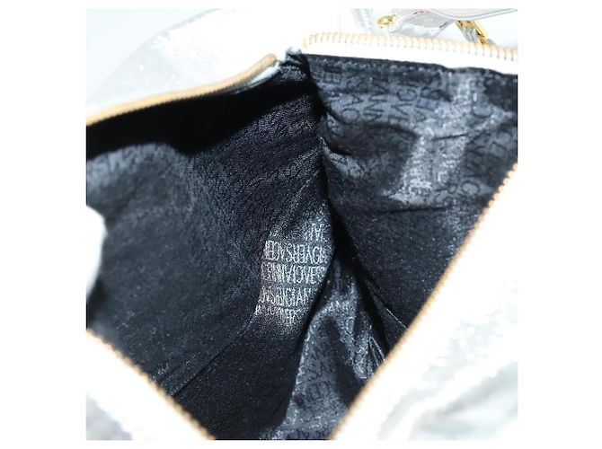 Zaino in pelle Gianni Versace Argento Oro Auth am9831 D'oro - vista 19