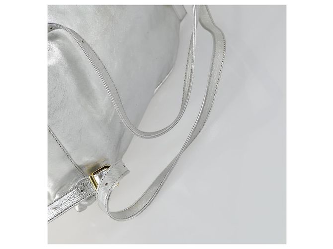 Zaino in pelle Gianni Versace Argento Oro Auth am9831 D'oro - vista 9