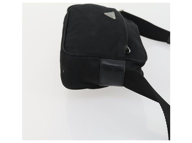 Borsa a Spalla PRADA Nylon Smaltato 2 Set Nero Auth ar13916 - vista 12