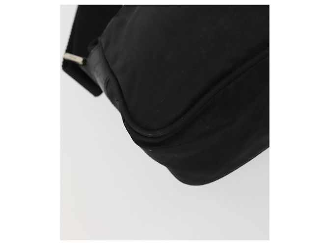 Borsa a Spalla PRADA Nylon Smaltato 2 Set Nero Auth ar13916 - vista 16
