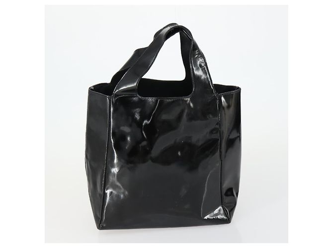 Borsa a Spalla PRADA Nylon Smaltato 2 Set Nero Auth ar13916 - vista 2