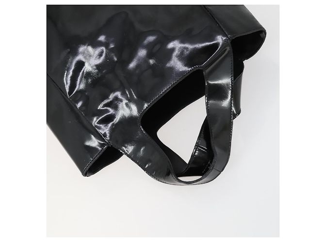 Borsa a Spalla PRADA Nylon Smaltato 2 Set Nero Auth ar13916 - vista 5